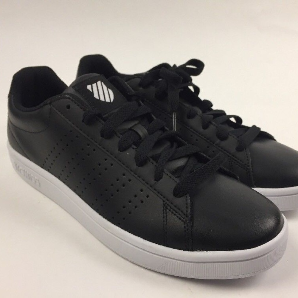 K-Swiss Mens Court Casper Casual Black Sz 9.5